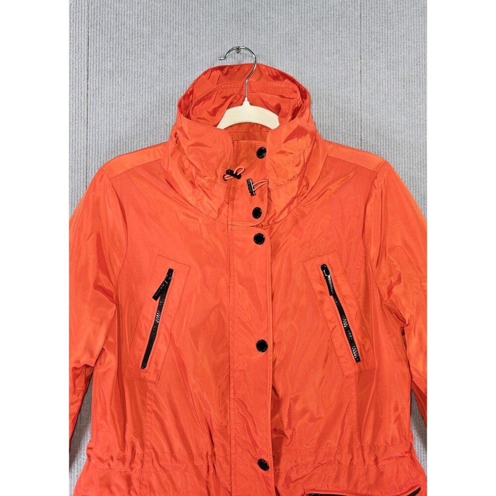 Michael Kors Utility Jacket Womens Small Bright Red Full Zip Quilted